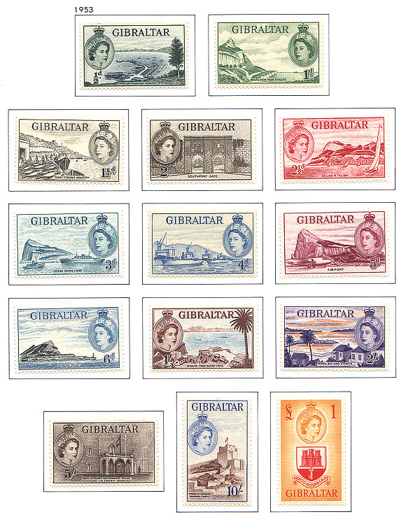 1953 Vistas De Gibraltar