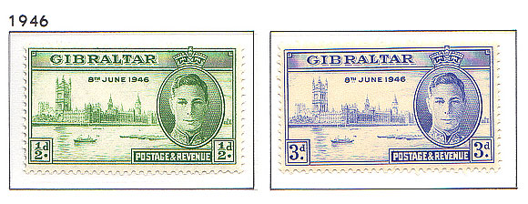 1946 King George VI Victory Set